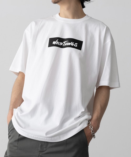 WILD THINGS(ワイルドシングス)の「【WILD THINGS】BOX LOGO TEE ロゴ半袖Tシャツ WT25069K(Tシャツ/カットソー・メンズ・ホワイト/ブラック/グレー・M/L/XL)」の11枚目の写真