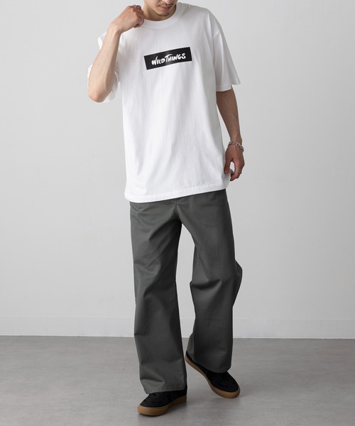 WILD THINGS(ワイルドシングス)の「【WILD THINGS】BOX LOGO TEE ロゴ半袖Tシャツ WT25069K(Tシャツ/カットソー・メンズ・ホワイト/ブラック/グレー・M/L/XL)」の15枚目の写真