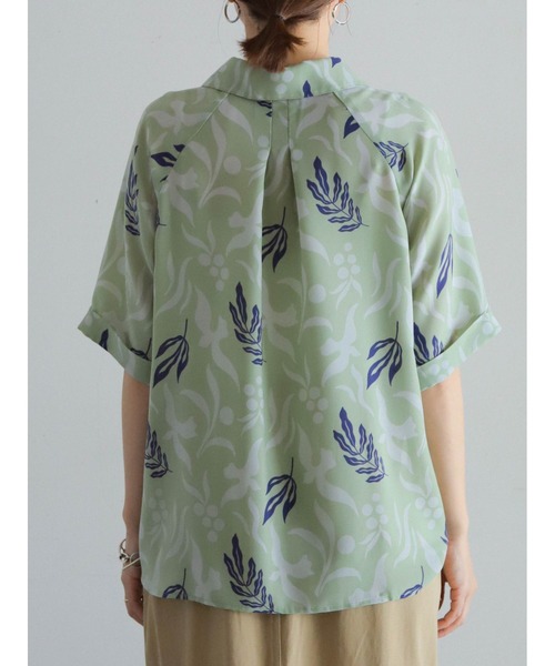 FIL DE FER(フィルデフェール)の「シルエットPT ラグラン5分袖シャツ(シャツ/ブラウス・レディース・グリーン・FREE)」の15枚目の写真