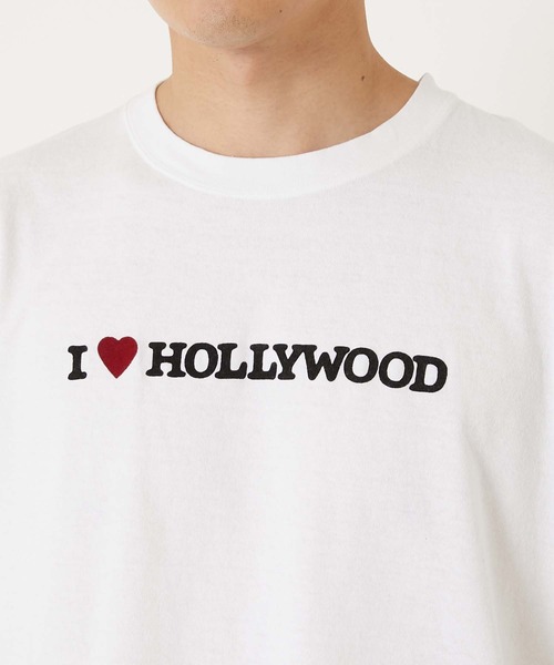 HOLLYWOOD RANCH MARKET(ハリウッドランチマーケット)の「CS0011 I LOVE HRMショートスリーブT(Tシャツ/カットソー・メンズ・ブラック/イエロー/ホワイト・X-LARGE/LARGE/MEDIUM/X-SMALL/SMALL)」の7枚目の写真