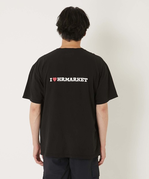 HOLLYWOOD RANCH MARKET(ハリウッドランチマーケット)の「CS0011 I LOVE HRMショートスリーブT(Tシャツ/カットソー・メンズ・ブラック/イエロー/ホワイト・X-LARGE/LARGE/MEDIUM/X-SMALL/SMALL)」の12枚目の写真