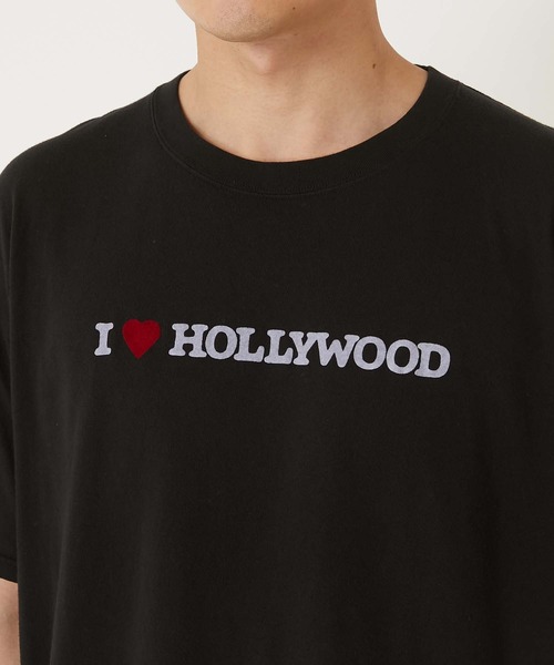 HOLLYWOOD RANCH MARKET(ハリウッドランチマーケット)の「CS0011 I LOVE HRMショートスリーブT(Tシャツ/カットソー・メンズ・ブラック/イエロー/ホワイト・X-LARGE/LARGE/MEDIUM/X-SMALL/SMALL)」の13枚目の写真