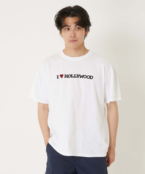 HOLLYWOOD RANCH MARKET(ハリウッドランチマーケット)の「CS0011 I LOVE HRMショートスリーブT(Tシャツ/カットソー・メンズ・ブラック/イエロー/ホワイト・X-LARGE/LARGE/MEDIUM/X-SMALL/SMALL)」の16枚目の写真