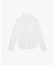 デイジー レース カラー ボタン アップ シャツ