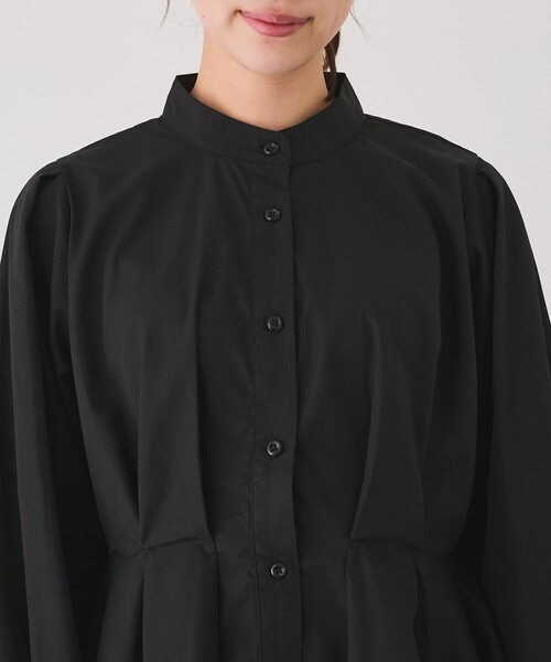 Jayro（ジャイロ）の「ウエストボリュームタックスタンドブラウス（シャツ/ブラウス・レディース・ホワイト系その他/レッド/ブルー/ブラック・M）」の22枚目の写真