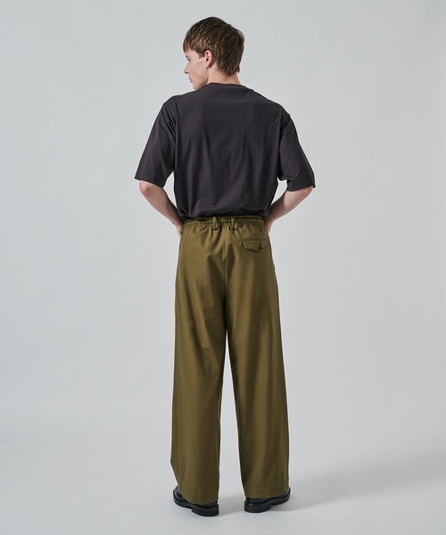 訳あり・アウトレット特集 別注 TRIPLE PLEATED WIDE TROUSERS（スラックス）｜markaware パンツ
