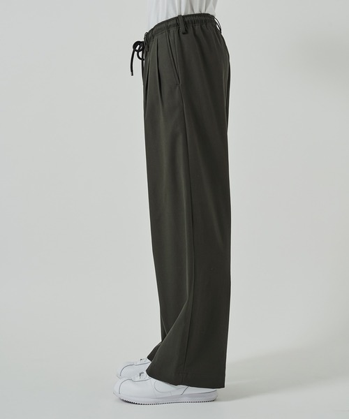 パンツ markaware PLEATED WIDE TROUSERS Markaware Pleated Wide Trousers Olive