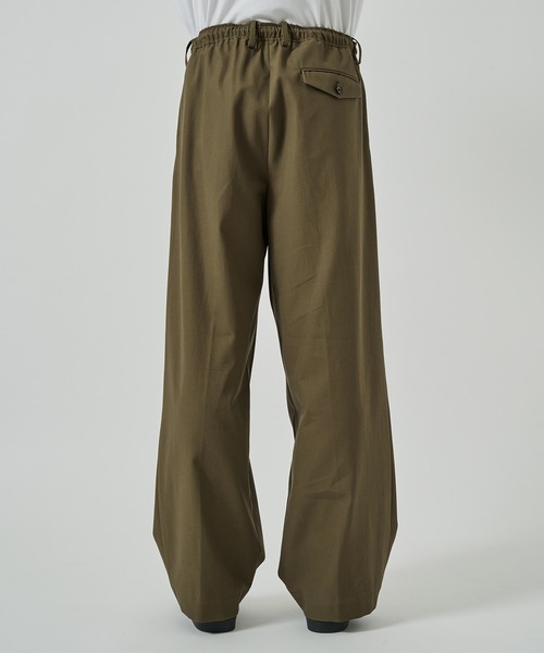 パンツ markaware pleated wode trousers markaware パンツ スラックス 「MARKAWARE / マーカウェア