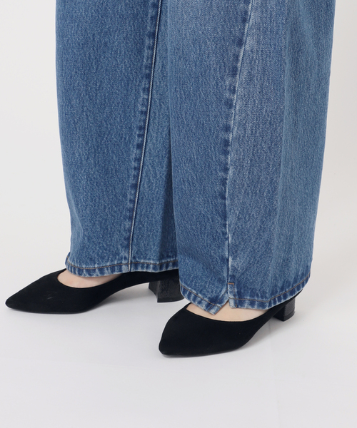 B.C STOCK（ベーセーストック）の「《追加2》【WEB限定】ウォッシャブル / DU JOUR/デュ ジュール BARREL BAGGY JEAN（デニムパンツ・レディース・ブルー・36/38）」の22枚目の写真