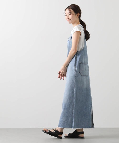 Healthy denim（ヘルシーデニム）の「ヘルシーデニムジャンバースカート（ワンピース・レディース・ブルー系・1）」の4枚目の写真