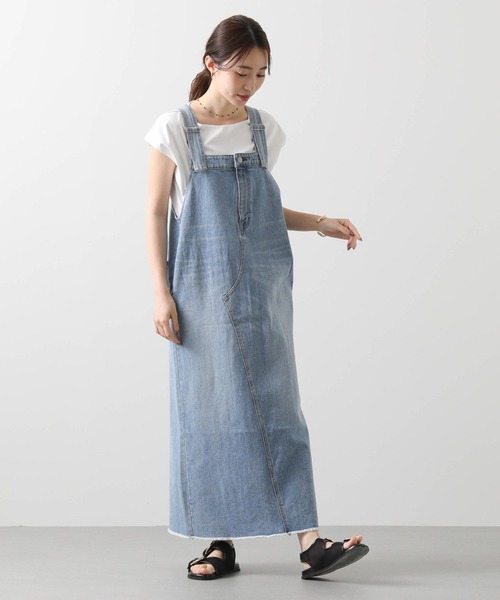 Healthy denim（ヘルシーデニム）の「ヘルシーデニムジャンバースカート（ワンピース・レディース・ブルー系・1）」の7枚目の写真