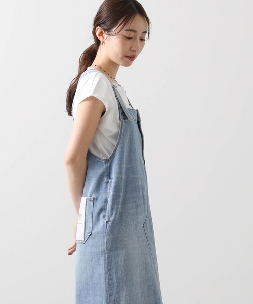 Healthy denim（ヘルシーデニム）の「ヘルシーデニムジャンバースカート（ワンピース・レディース・ブルー系・1）」の9枚目の写真