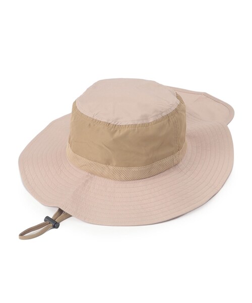 SHOO・LA・RUE(シューラルー)の「配色アドベンチャーHAT(ハット・キッズ・チャコール/ベージュ系4・99)」の2枚目の写真