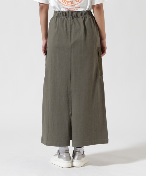 AVIREX（アヴィレックス）の「《WEB&DEPOT限定》JERSEY CARGO SKIRT/ジャージ カーゴスカート（スカート・レディース・ホワイト/オリーブ/ブラック・F）」の15枚目の写真