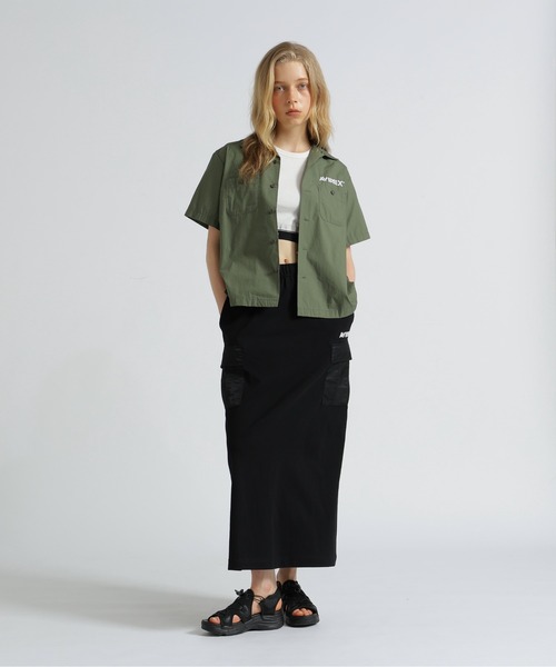 セール】《WEB&DEPOT限定》JERSEY CARGO SKIRT/ジャージ カーゴ