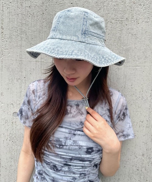 FOREVER 21(フォーエバー トゥエンティーワン)の「【2025SS】デニムハット(ハット・レディース・ブルー・FREE)」の18枚目の写真