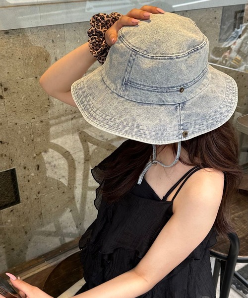 FOREVER 21(フォーエバー トゥエンティーワン)の「【2025SS】デニムハット(ハット・レディース・ブルー・FREE)」の17枚目の写真