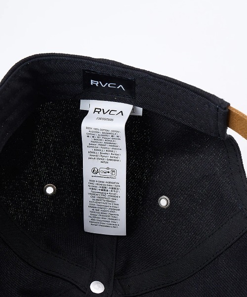 RVCA（ルーカ）の「【RVCA/ルーカ】25SS レディースキャップ/ルーカロゴアジャスターベルト付きキャップ（帽子）（キャップ・レディース・ブラック・FREE）」の7枚目の写真