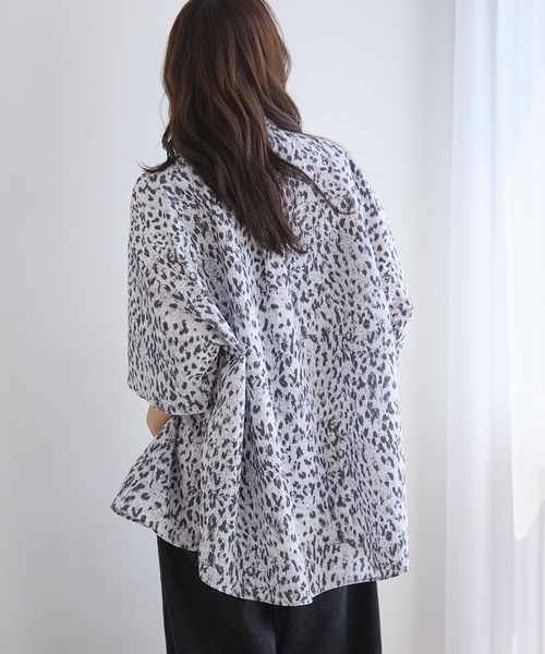 PBLIM（ページボーイリム）の「《UNISEX》アソート柄シャツ（シャツ/ブラウス・レディース・ブラック系その他/レオパード/ブラウン系その他・FREE）」の6枚目の写真