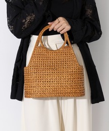 BALI WERKSTATTE（バリワークスタット）の「【BALI WERKSTATTE】Ate O basket（ハンドバッグ）」