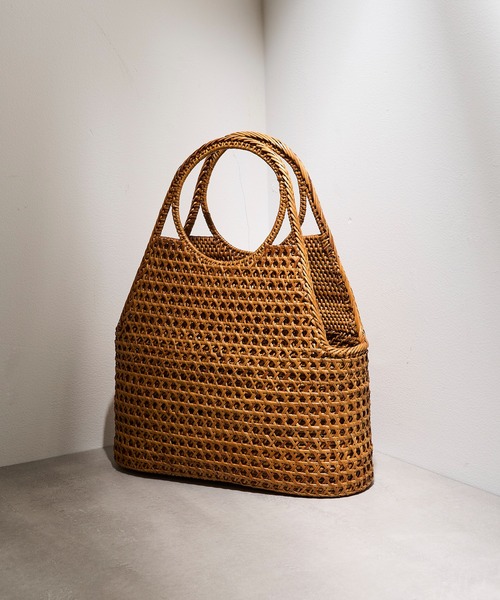 BALI WERKSTATTE(バリワークスタット)の「【BALI WERKSTATTE】Ate O basket(ハンドバッグ・レディース・ナチュラル・FREE)」の5枚目の写真