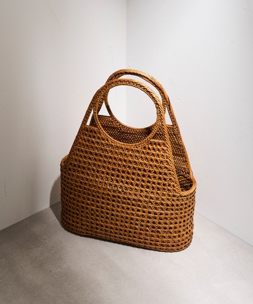 BALI WERKSTATTE(バリワークスタット)の「【BALI WERKSTATTE】Ate O basket(ハンドバッグ・レディース・ナチュラル・FREE)」の4枚目の写真