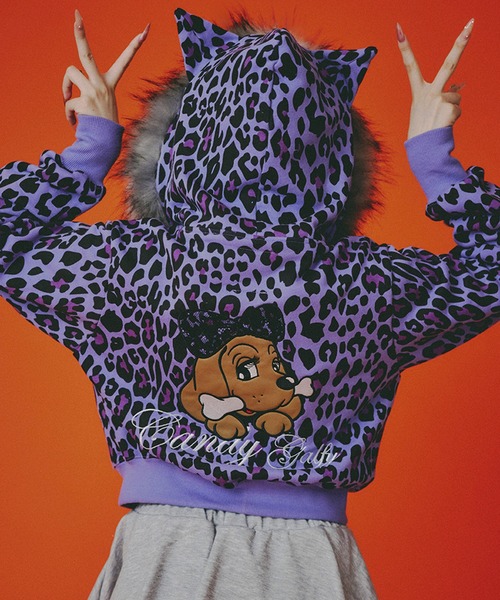 GALFY(ガルフィー)の「【GALFY/ガルフィー】ぎゃるマシぱぁかぁ(パーカー・レディース・ホワイト/ベージュ/ピンク/ラベンダー・S/L)」の15枚目の写真