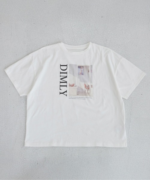 ANGIE(アンジー)の「フォト プリント オーバーサイズ Tシャツ (半袖)(Tシャツ/カットソー・レディース・ホワイト/ホワイト系その他・FREE)」の9枚目の写真