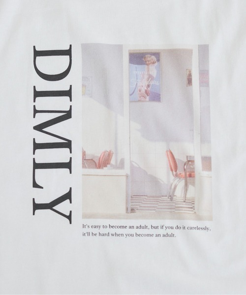 ANGIE(アンジー)の「フォト プリント オーバーサイズ Tシャツ (半袖)(Tシャツ/カットソー・レディース・ホワイト/ホワイト系その他・FREE)」の10枚目の写真
