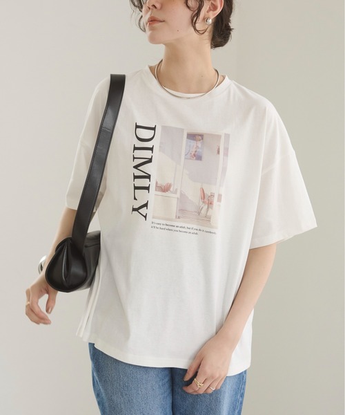 ANGIE(アンジー)の「フォト プリント オーバーサイズ Tシャツ (半袖)(Tシャツ/カットソー・レディース・ホワイト/ホワイト系その他・FREE)」の11枚目の写真