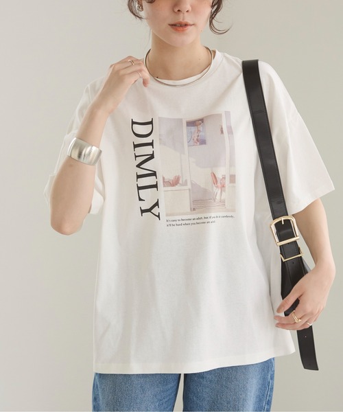 ANGIE(アンジー)の「フォト プリント オーバーサイズ Tシャツ (半袖)(Tシャツ/カットソー・レディース・ホワイト/ホワイト系その他・FREE)」の14枚目の写真