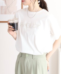 BRODIAEA ぷっくり立体ロゴ半袖Tシャツ