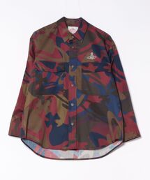 シャツワンピース♪【Vivienne Westwood】タイガー / ストライプ セール】ｵｰｶﾞﾆｯｸﾜｯｼｬｰｽﾄﾗｲﾌﾟｼｬﾂﾜﾝﾋﾟｰｽ（シャツワンピース