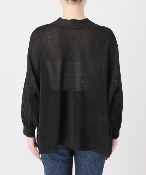 【1度着用のみ美品】 スピックアンドスパン ペーパーヤーンカーディガン 24SS 1度着用のみ美品】 スピックアンドスパン ペーパーヤーン