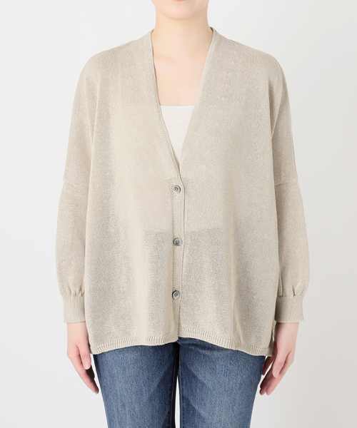 手洗い可 / 《追加》ペーパーヤーンカーディガン（カーディガン