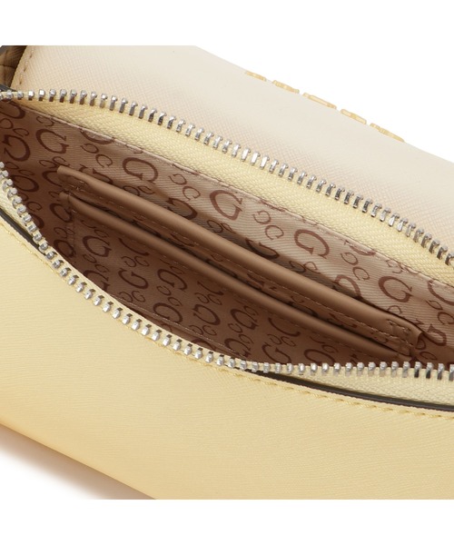 Guess(ゲス)の「ABBIE Mini Crossbody Top Zip ハンドバッグ(ショルダーバッグ・レディース・イエロー/ホワイト・ONE SIZE)」の12枚目の写真