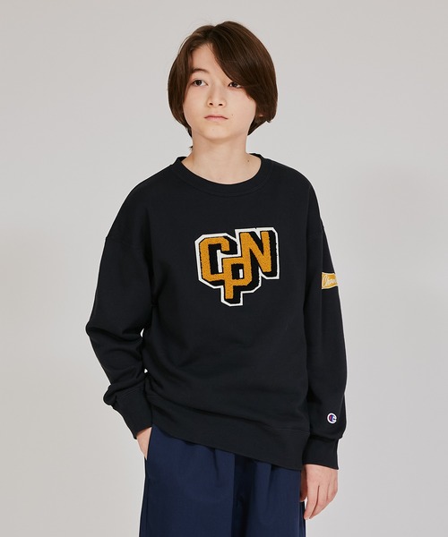 セール】【Champion/チャンピオン】キッズ クルーネックスウェット