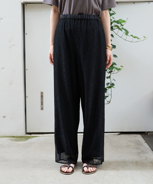 Rouge vif（ルージュヴィフ）の「レースストレートパンツ（その他パンツ・レディース・ブラック・38/36）」の18枚目の写真