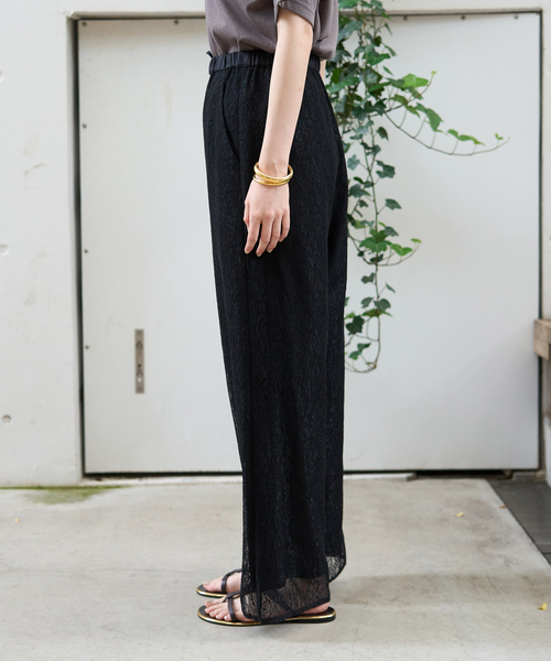 Rouge vif（ルージュヴィフ）の「レースストレートパンツ（その他パンツ・レディース・ブラック・38/36）」の19枚目の写真