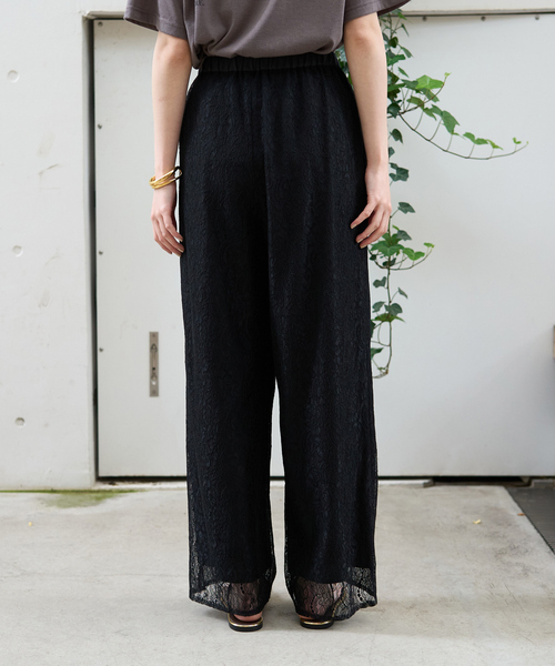 Rouge vif（ルージュヴィフ）の「レースストレートパンツ（その他パンツ・レディース・ブラック・38/36）」の20枚目の写真