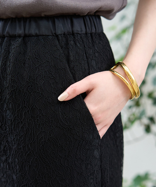 Rouge vif（ルージュヴィフ）の「レースストレートパンツ（その他パンツ・レディース・ブラック・38/36）」の22枚目の写真