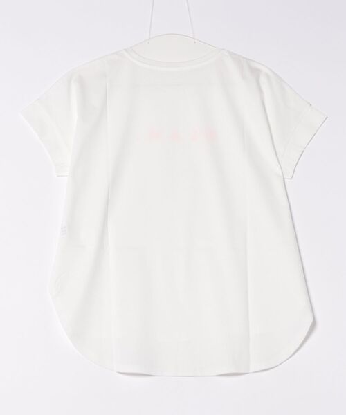 Jines(ジネス)の「BLAH.ロゴTシャツ(Tシャツ/カットソー・レディース・ホワイト/チャコールグレー/ブラック・38)」の4枚目の写真