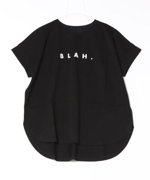 Jines(ジネス)の「BLAH.ロゴTシャツ(Tシャツ/カットソー・レディース・ホワイト/チャコールグレー/ブラック・38)」の20枚目の写真