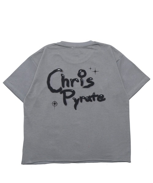 Chris Pyrate(クリスパイレート )の「CHRIS PYRATE TOKYO LIMITED EDITION EMBROIDERED BOX LOGO TEE(Tシャツ/カットソー・メンズ・ベージュ/グレー系・XS/S/M/L)」の9枚目の写真