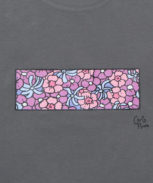 Chris Pyrate(クリスパイレート )の「CHRIS PYRATE TOKYO LIMITED EDITION EMBROIDERED BOX LOGO TEE(Tシャツ/カットソー・メンズ・ベージュ/グレー系・XS/S/M/L)」の10枚目の写真