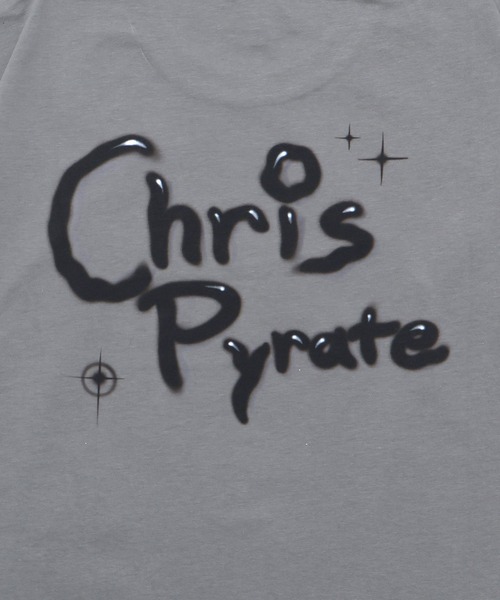 Chris Pyrate(クリスパイレート )の「CHRIS PYRATE TOKYO LIMITED EDITION EMBROIDERED BOX LOGO TEE(Tシャツ/カットソー・メンズ・ベージュ/グレー系・XS/S/M/L)」の11枚目の写真