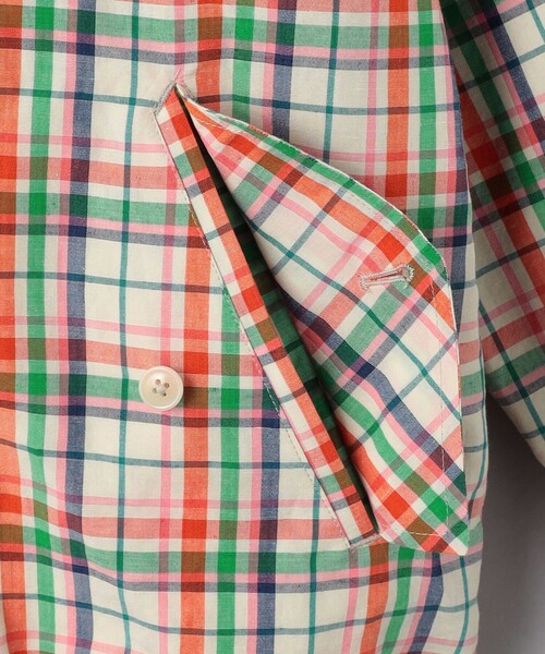 Scye（サイ）の「＜Scye＞ Plaid Harrington Jacket/リバーシブル ハリントンジャケット（ブルゾン・メンズ・ナチュラル・38）」の7枚目の写真