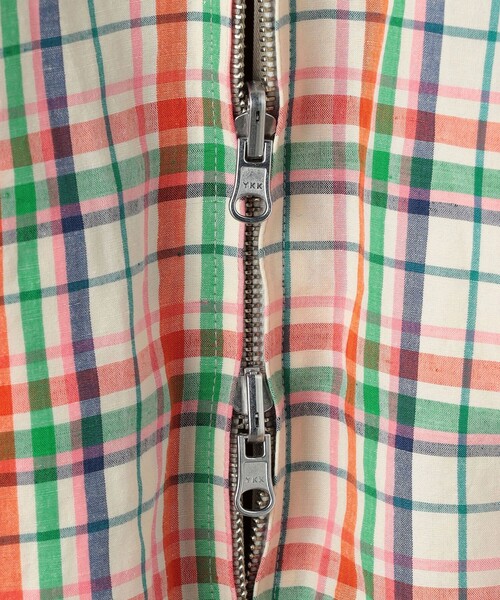 Scye（サイ）の「＜Scye＞ Plaid Harrington Jacket/リバーシブル ハリントンジャケット（ブルゾン・メンズ・ナチュラル・38）」の8枚目の写真