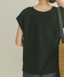 ITEMS URBANRESEARCH | バックボタンフレンチTシャツ(Tシャツ/カットソー)