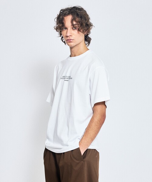 ABAHOUSE（アバハウス）の「ファインジャージー ロゴTシャツ / 半袖Tシャツ（Tシャツ/カットソー・メンズ・スミクロ/ホワイト・46/48）」の11枚目の写真